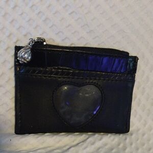 Brighton Black and Purple Key & Card Holder